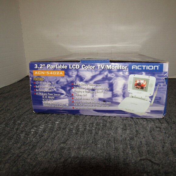 Action ACN-5402A Portable LCD Color TV/Monitor - Picture 4 of 5